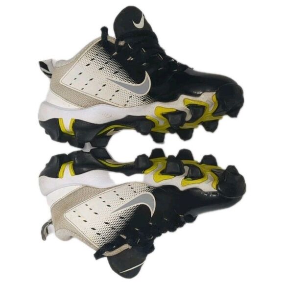 Nike Vapor Youth Football Cleats Size 12C Children Sports Black/ White 12 C - Picture 6 of 11